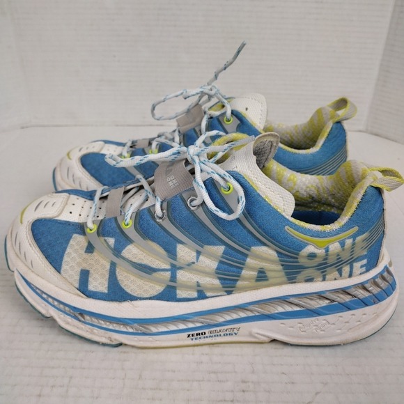 Hoka One One Stinson Tarmac Women's Size 8 Trail Running Shoes Blue - Picture 4 of 11